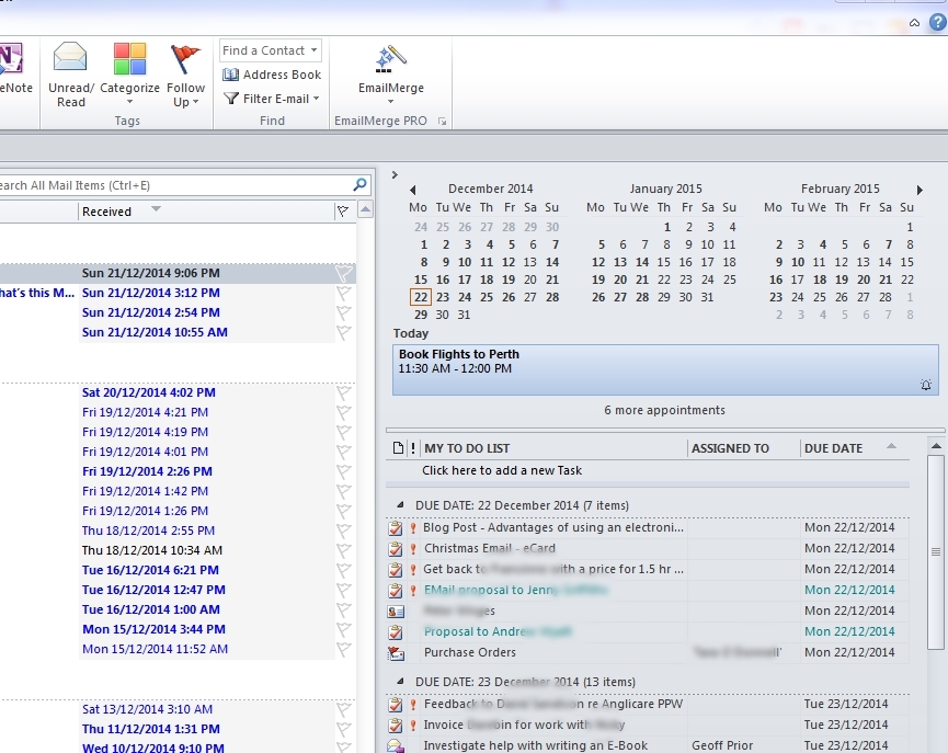 best to do list app that syncs with outlook