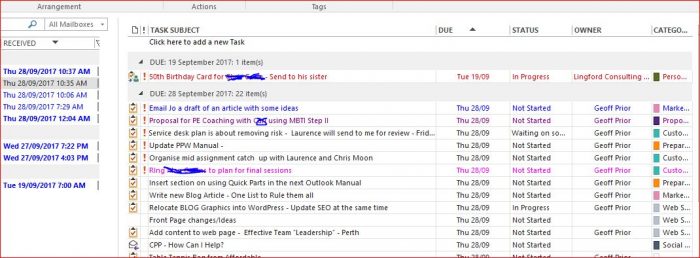 how to clean out my inbox in outlook