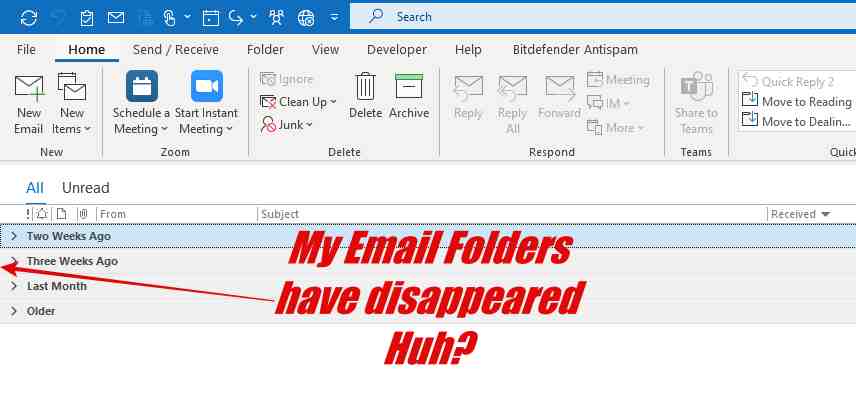 How to Find Missing Emails in MS Outlook (Where Is My Email?)